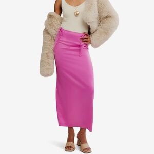 NWT Free People Rosetto Column Maxi Pencil Skirt Size 2